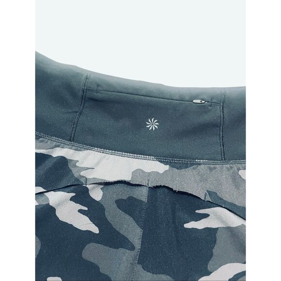 Athleta Lined Camo Running Shorts - Picture 6 of 8